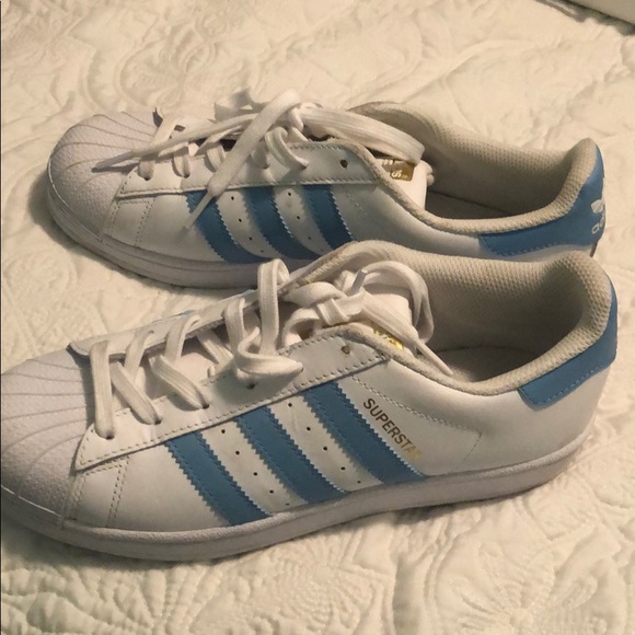 adidas superstar baby blue